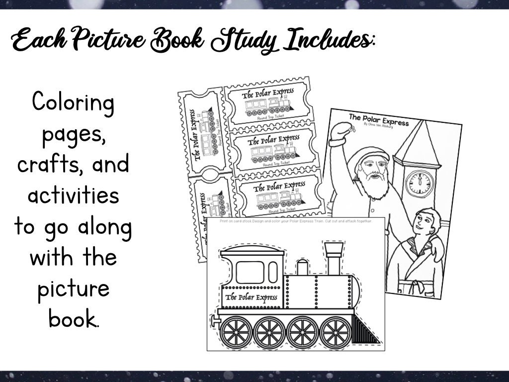The Polar Express- Picture Book Study Companion - Etsy