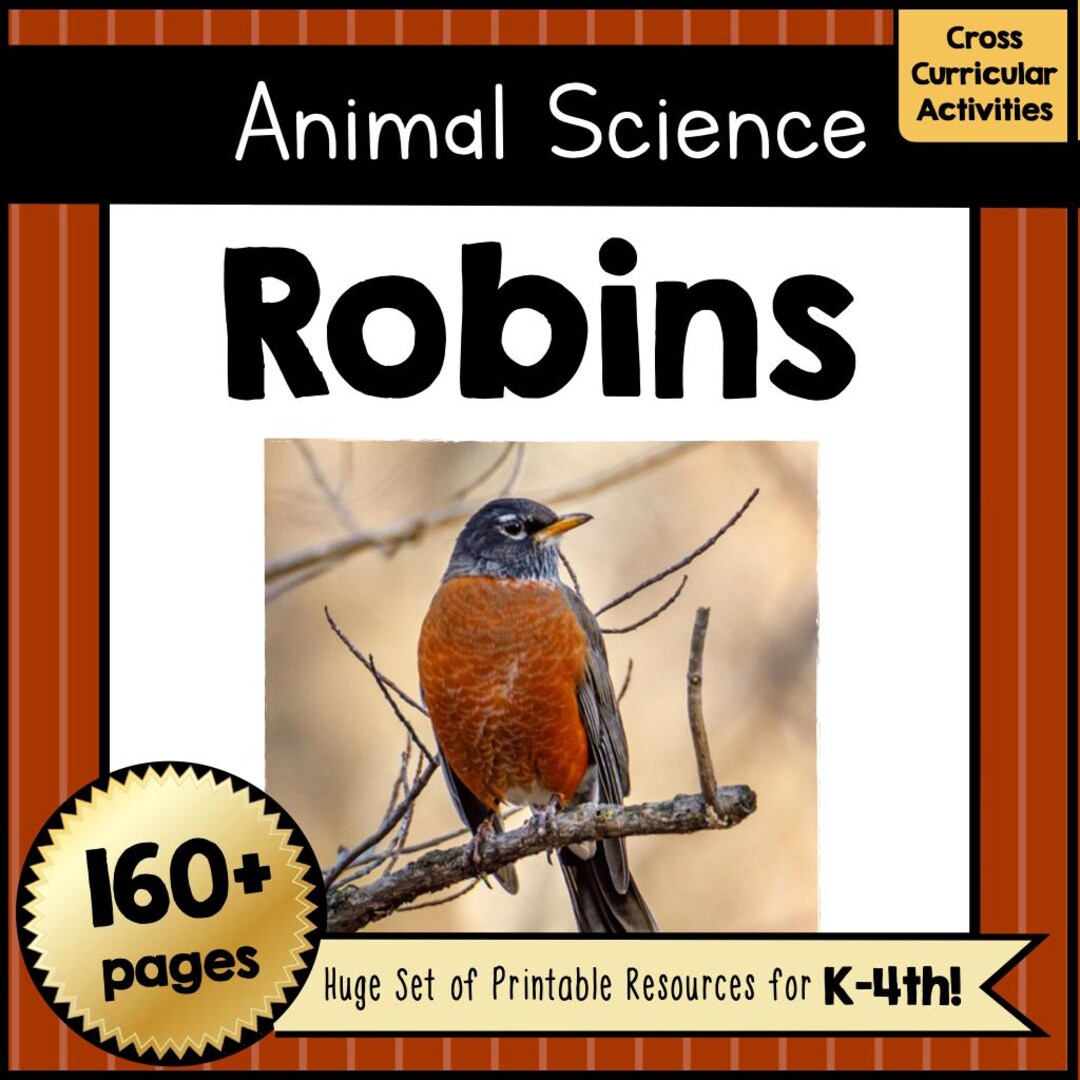 Robins Worksheets.pdf Printable ROBINS Animal Science Unit Craft Template Kit | DIY Arctic ...