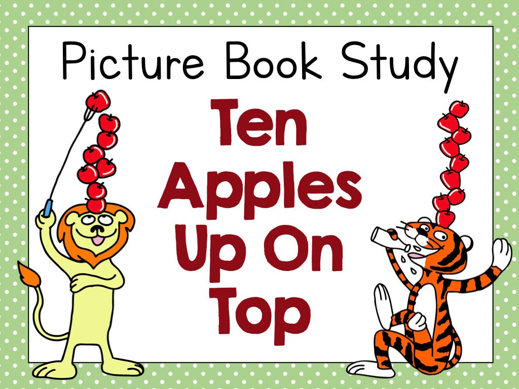 ten-apples-up-on-top-picture-book-study-companion-etsy for Free Printable 10 Apples Up On Top Ten Apples up on Top- Picture Book Study Companion - Etsy for Free Printable 10 Apples Up On Top