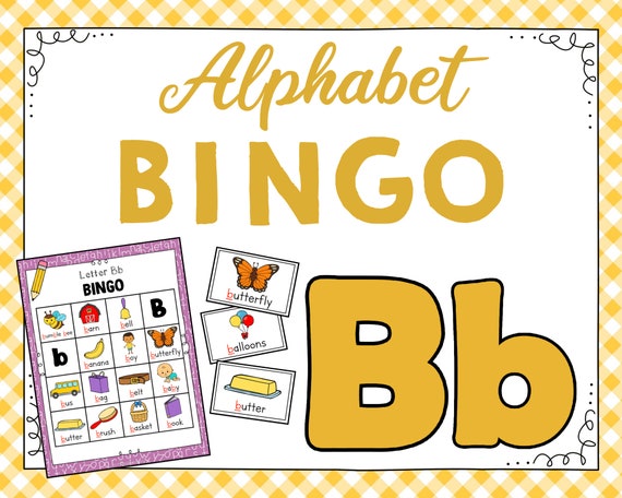 Letter B Bingo Game