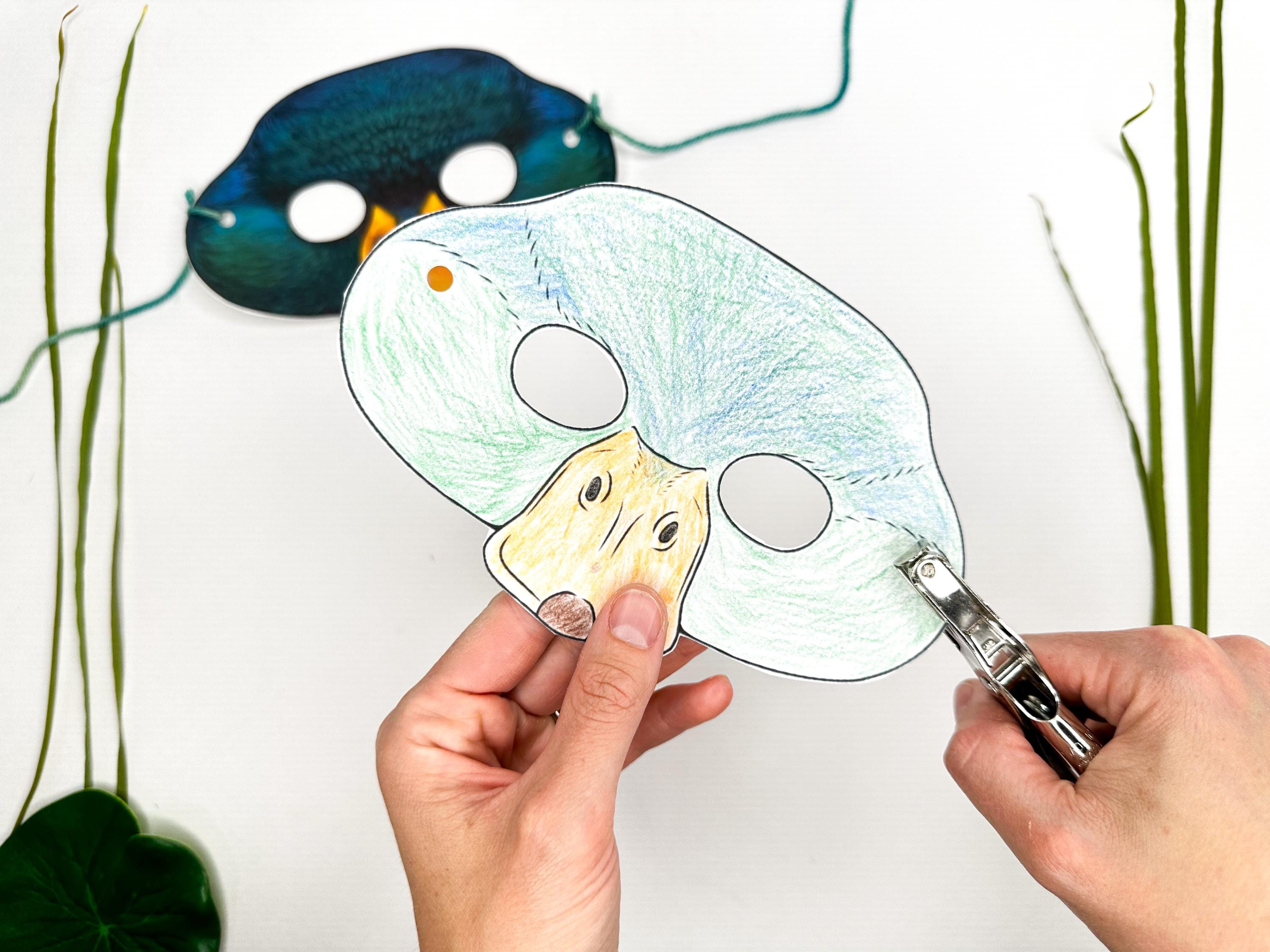 Printable DUCK Mask Craft Template | DIY Paper Animal PDF | Educational ...