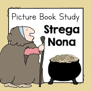 Strega Nona Picture BOOK STUDY PDF – Preschool to 2nd Grade Activities, Crafts, Worksheets and Teacher Guide – Homeschool Printable