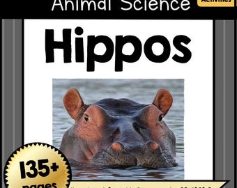 All about HIPPOS Animal Science Unit PDF | Printable Learning Pack for Kids | Classroom & Homeschool Activity