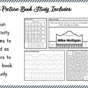 Mike Mulligan and His Steam Shovel Picture Book Study Companion image 5