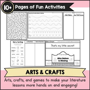Miss Nelson Is Missing Book Companion | Picture Book Activities | Crafts & Worksheets For Preschool Kindergarten | 1st And 2nd Grade Reading image 4