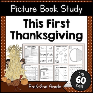 De eerste prentenboekstudie op Thanksgiving Day | Knutselen en werkbladen | Kleuterschool, Kleuterschool | Pdf-download