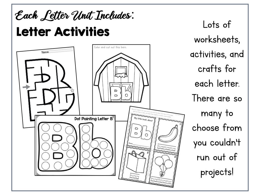 letter-b-preschool-letter-of-the-week-unit-etsy for Free Printable Letter B Worksheets For Preschool Letter B - Preschool Letter of the Week Unit - Etsy for Free Printable Letter B Worksheets For Preschool