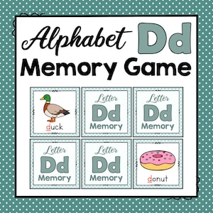 Letter D Memory Game