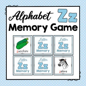 Letter Z Memory Game