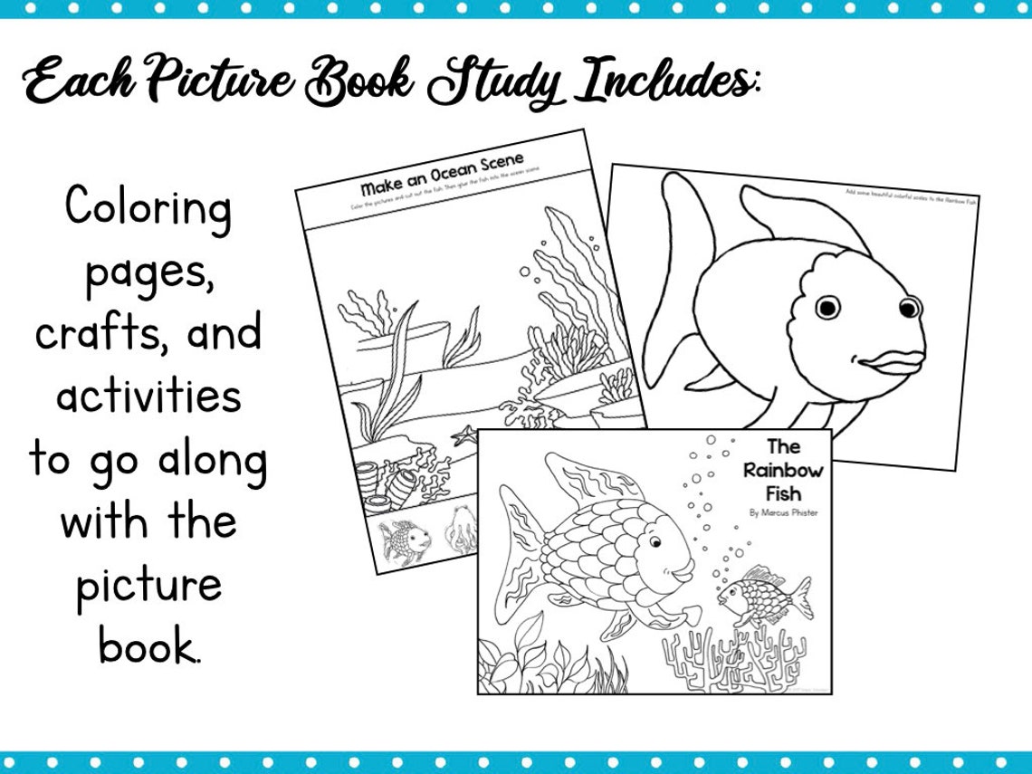 The Rainbow Fish Printable Story