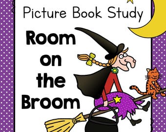 Room on The Broom BOOK STUDY Printable - Preschool & Kindergarten Worksheets - Fun Crafts and Literacy Activities - Instant PDF Download