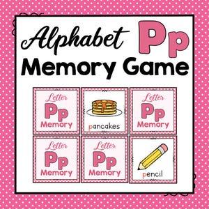 Letter P Memory Game