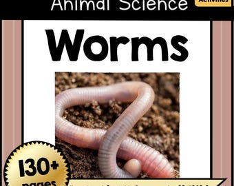 WORMS Animal Adaptation Worksheets Science Study Unit Writing Learning Reading Comprehension Teacher Material Pre-K–4th Grade Activities Pdf