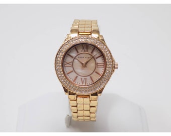 Anne Klein AK/1462 Women's Rose Gold Swarovski Crystal Watch