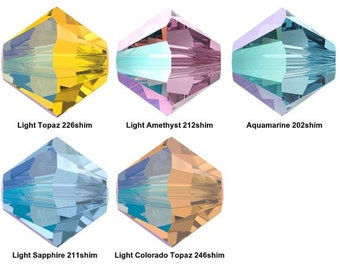 Bicone Swarovski® Perlen 50 Stück #SW74 erenite 4mm