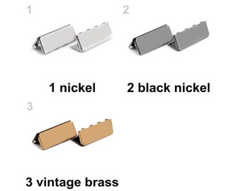 10pc Metal Webbing Belt Tip Width 30mm Cord End Caps Crimp Ends Tips Hardware...