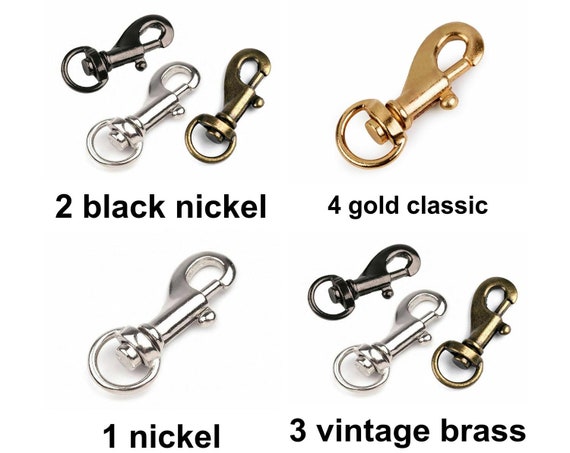 Snap Hook Swivel Eye Nickel