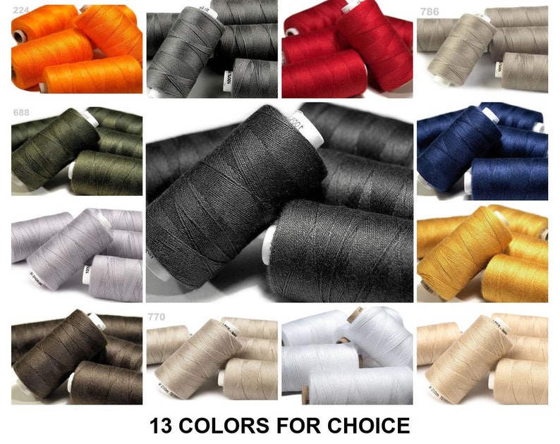 1pc 100% Polyester Jeans Sewing Thread 200m 30x3 Other Threads | Etsy
