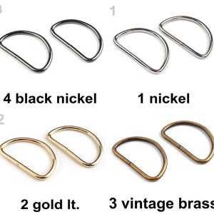 2pc Metal D-ring Width 50mm 4mm Clothing Rings And D-rings Hardware / Haberdashery