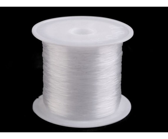 1pc Transparent Clear / Invisible Nylon Thread 0.4mm, Diy Threads And  Lines, Stringing Material, Beads