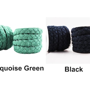 1m 3.2 ft 1.1 yrd Nastro di Tessuto di Maglia, Tessuto Piatto Cavo di Bracciale a Treccia Twisted Collana di Fare Artigianale di Approvvigio