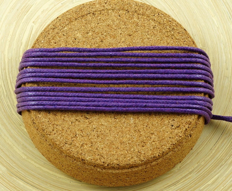 11m 36.1ft 12yds Waxed Cotton Cord Decorative Beading String Etsy