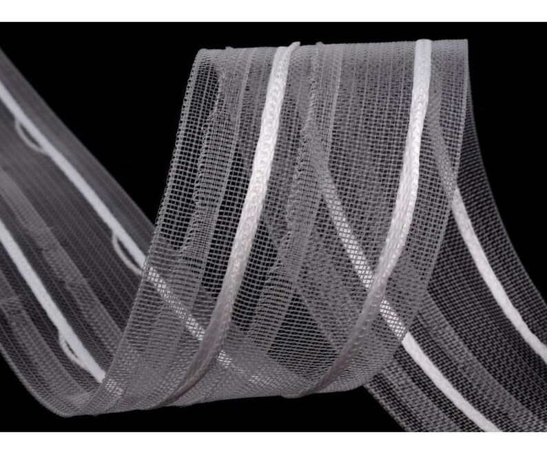 50m Transparent Translucent Tape Smocking Pleat Width 50mm | Etsy