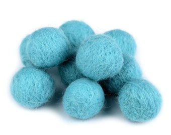 10pc Felt Pom Poms Diy Wool Fleece Roving Felting Craft & Hobbies