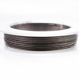 10m Spool Grigio Tiger Tail Filo di Filo di Perline Stringa Forte del Cavo di Linea di Pesca Filo all'Ingrosso Per la produzione di Gioielli