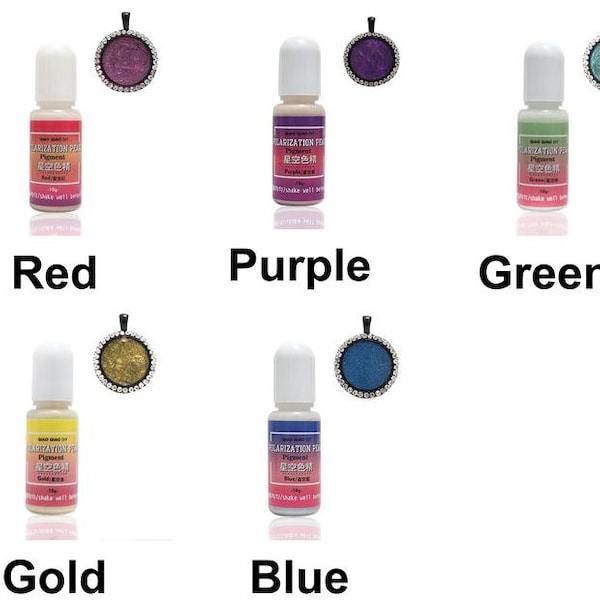 10g Polarised Pearl Color Pigment Dye Uv Resin Craft Diy Epoxy Silicone Mold Colorant Liquid Handmade Charm Jewelry Making