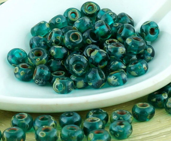 6pcs Matte Crystal Ab Frosted Sea Glass Dog Pet Head Animal Czech Glass Beads 13