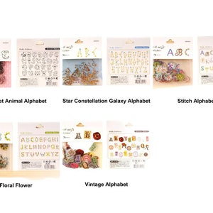 78pcs Set di da Lettere Alfabeto Messaggio di Carta Trasparente Adesivo Artigianato Adesivi Foto in Resina Scrapbooking e fai da te di