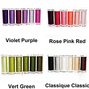 6 Spools Mix Nuances Pack 6 Shades Ovale Au Ver A Soie Silk French Embroidery Thread Luneville Tambour Crochet Hook Brooch