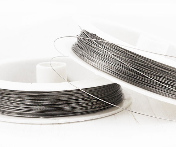 50m 164ft 54yrd Silver Tiger Tail Craft Jewelry Making Beading Thread Wire  0.38mm Gauge 26 .015in 