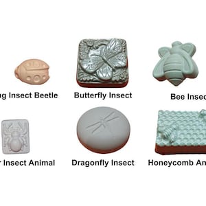 1pc Insect Animal Plastic Soap Making Wax Chocolate Gypsum Cheese Cookies Gelatin Mold Casting Food Grade Mould