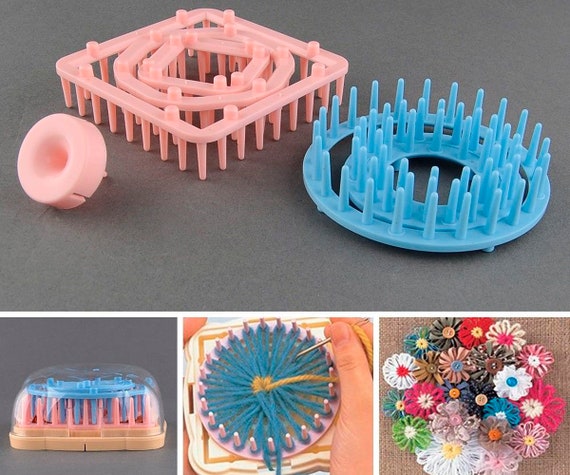 Circular Knitting Loom Set Scarf Hat Maker Craft Knit Tools Kit for  Knitting