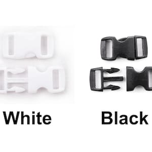10sets Plastic Paracord 11mm Bracelet Clasp Side Release Buckle Fastener Survival Outdoor Backpack Camping Jewelry Finding 15mm x 29mm