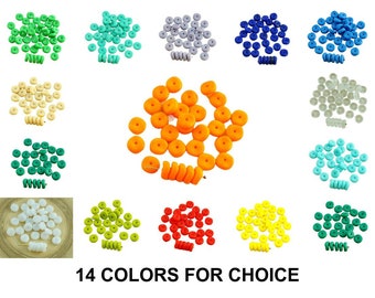 20pcs Matte Waved Flat Round Disk One Hole Czech Glass Beads Disc Washer 8mm