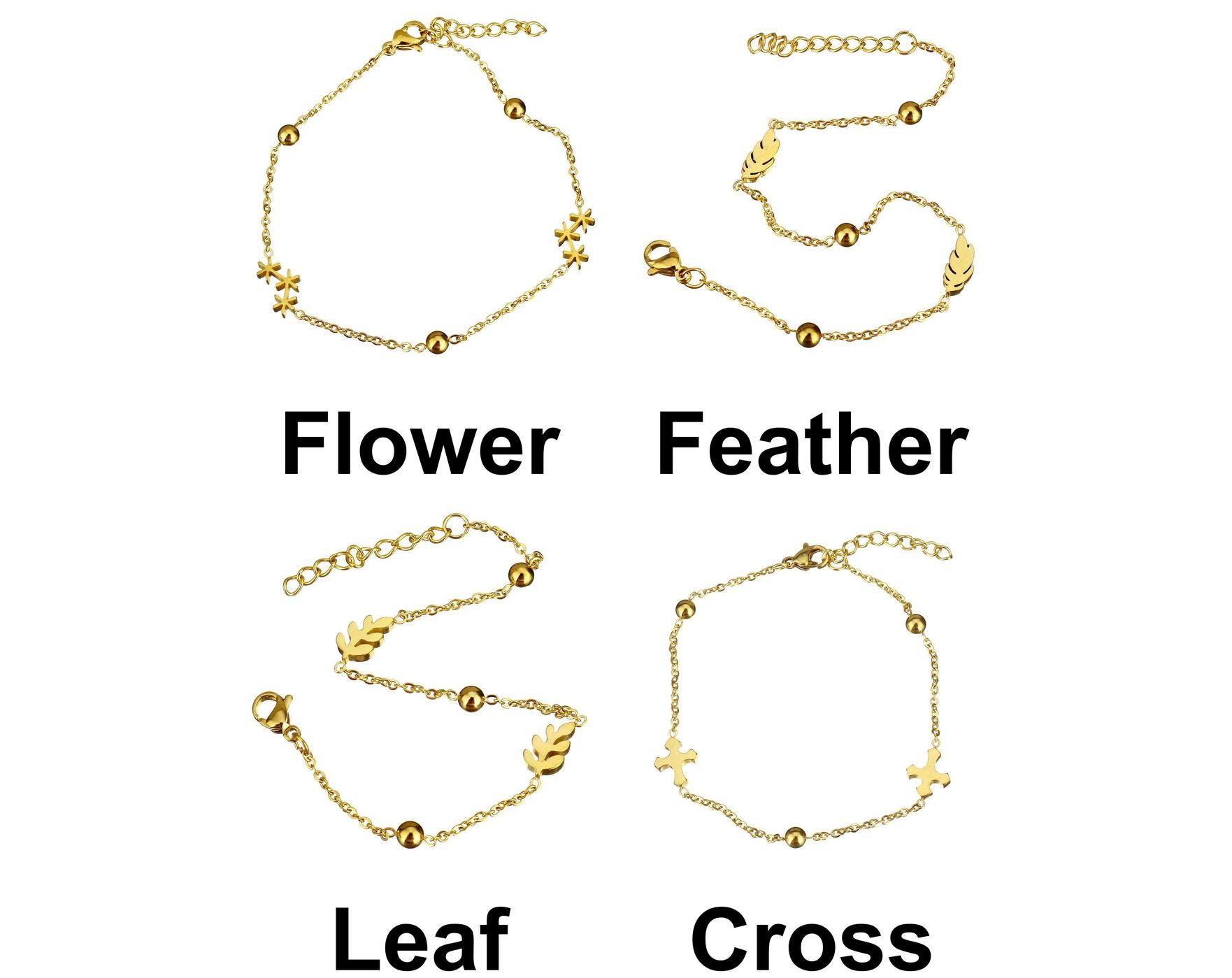 1pc Gold Color Plated Oval Chain Metal Bracelet Base With Extender Chain Jewelry Findings Supply 7" 17cm