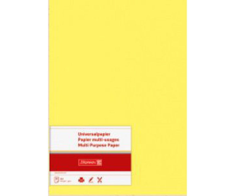 25 Sheets Of Universal Paper A4 160g Yellow Colored Paper Etsy