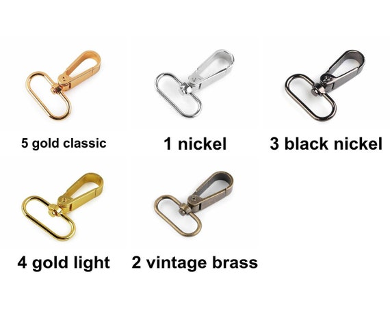 Buy 2pc Metal Swivel Eye Snap Hook Width Hook Snap/swivel Hooks Hardware  Haberdashery Online in India 