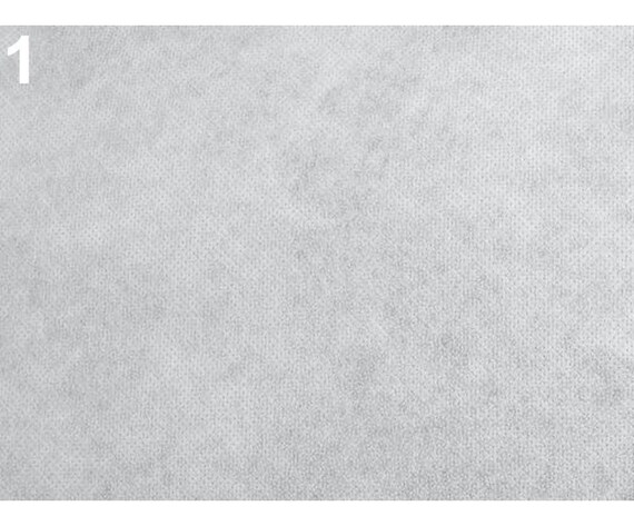 Bonding /& Stabilizers and Interlining 1m White Non-Woven Fusible Interfacing Novopast 60+18g//m/² Width 90cm Haberdashery
