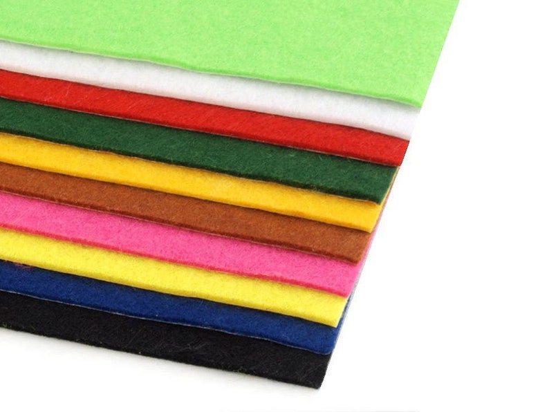 10pc Selfadhesive Felt Sheets 20x30cm Decoration Crafts Etsy
