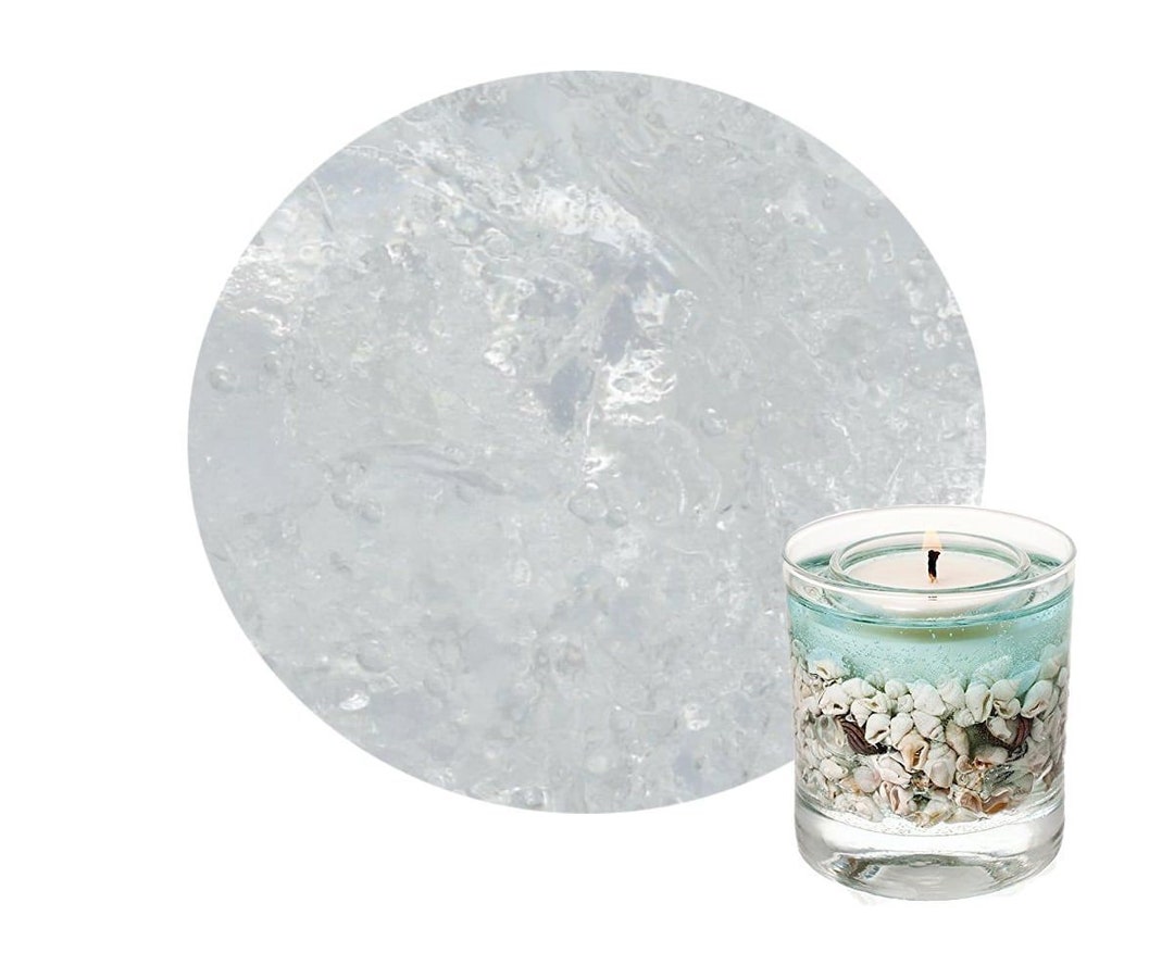 1000g Clear Crystal Jelly Gel Candle Wax Diy Candle Making Hobby Home