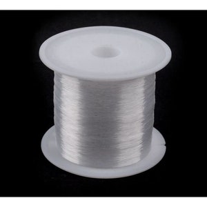1pc Transparent Clear / Invisible Nylon Thread 0.3mm, Diy Threads And Lines, Stringing Material, Beads image 2
