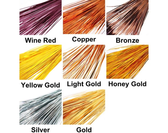 Gold, silver & copper threads & wires - Hand Embroidery supplies