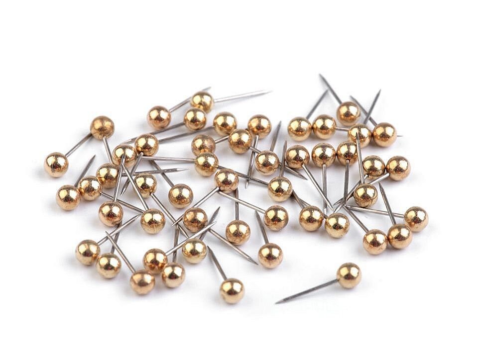 1box Short Pearl Pins Length 15mm Headed Steel Haberdashery Etsy