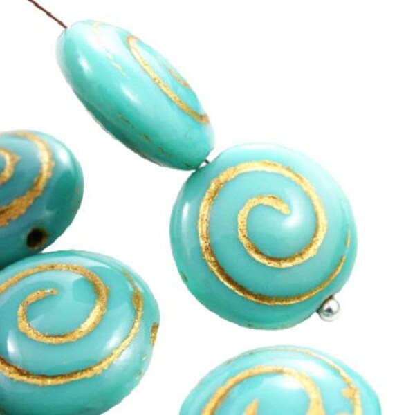 Flat Spiral Shells Etsy