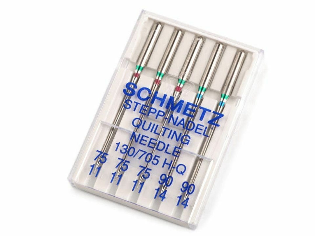 Schmetz Metallic Machine Needles Size 14/90 - 5 Pack For Sewing With Metallic Thread