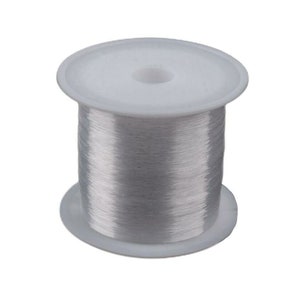 1pc Transparent Clear / Invisible Nylon Thread 0.3mm, Diy Threads And Lines, Stringing Material, Beads image 1